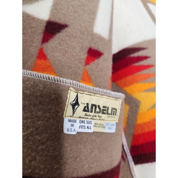 Vintage Wool Pendleton? Jacket Coat The Anselm Collection One Size Wool Western - Picture 5 of 9